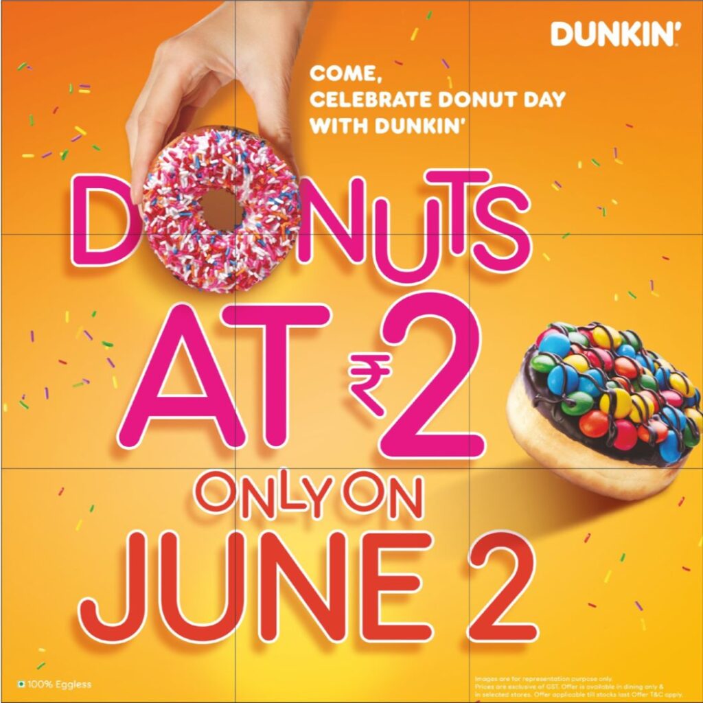 Donuts Rs.2 on World Donut Day WindowSeat Agency