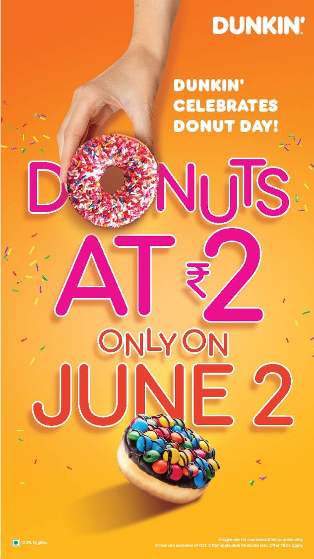 Donuts Rs.2 on World Donut Day WindowSeat Agency